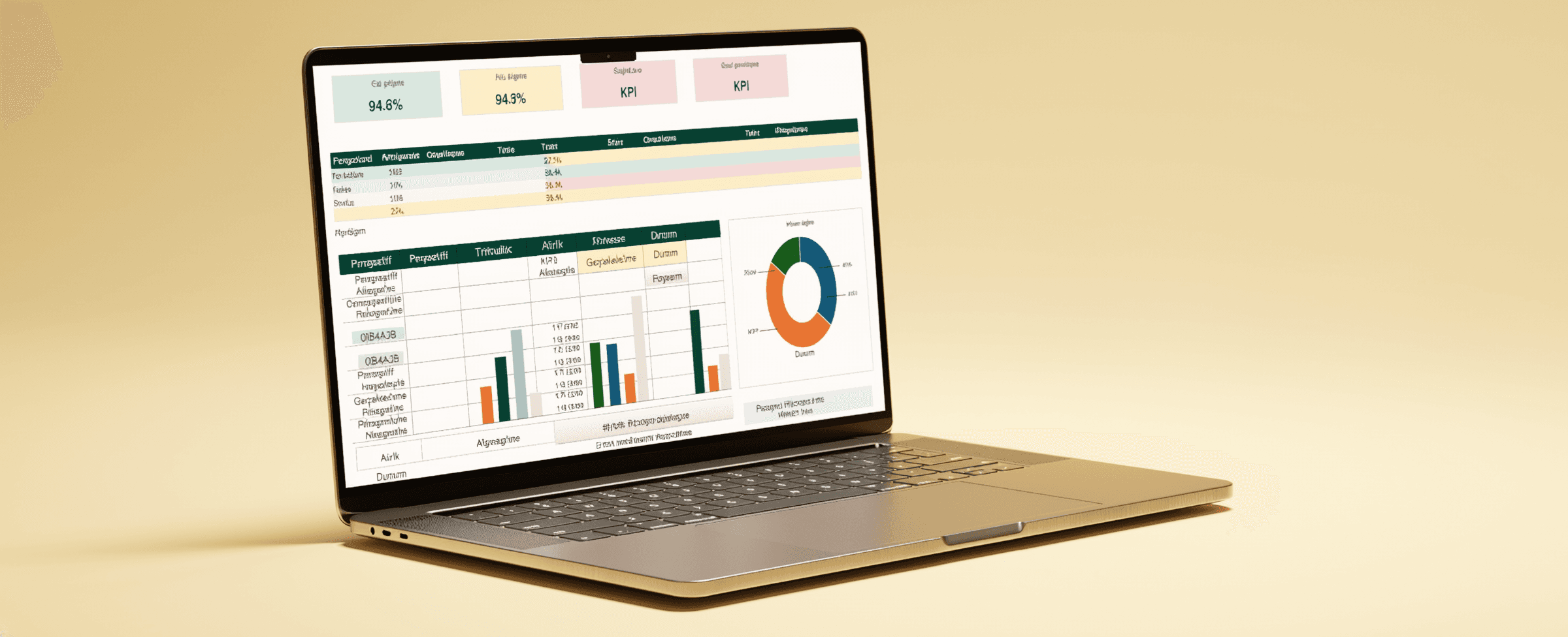 Dengeli Kurumsal Karne (Balanced Scorecard) Excel Şablonu önizleme 4